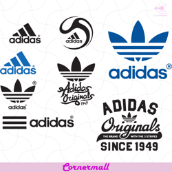 adidas logo bundle svg, adidas logo svg, adidas svg, brand logo svg