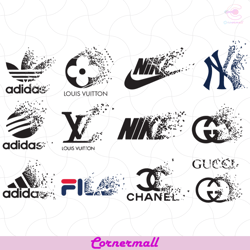 logo dripping bundle svg, dripping logo svg, fashion logo svg, brand logo svg