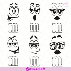 m and m logo bundle svg, candy logo svg, candy brand logo, m and m svg