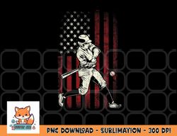 american flag baseball team gift for men boys png, digital download copy