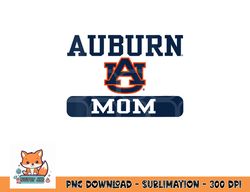 auburn tigers mom logo officially licensed v-neck png, digital download copy