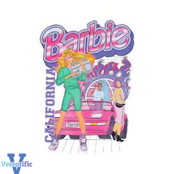 Barbie California Lets Go Party PNG Sublimation Design