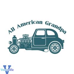 retro all american dad car enthusiast svg graphic design files