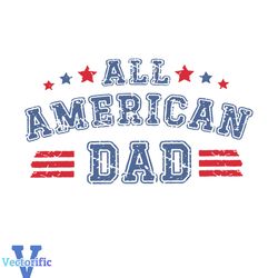 all american dad fathers day svg graphic design files