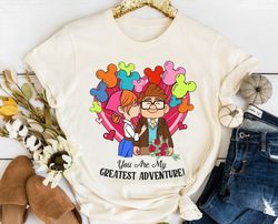 retro carl and ellie disney balloon shirt / you