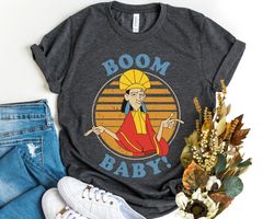 retro kuzco boom baby shirt / emperors new groo