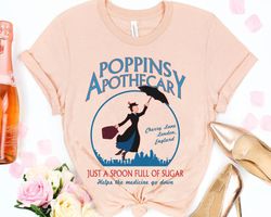 retro poppins apothecary mary poppins shirt / f