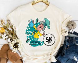 rundisney mad hatter 5k running shirt / wine di