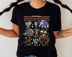 star wars galaxy of creatures poster shirt / to