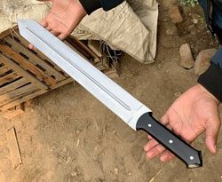 custom handmade d2 tool steel hunting short sword viking sword double edge