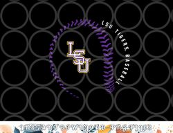 lsu tigers baseball fastball gray officially licensed v-neck png, digital download copy