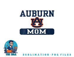 auburn tigers mom logo officially licensed v-neck png, digital download copy