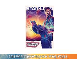 marvel guardians of the galaxy volume 3 star-lord poster png, digital download copy