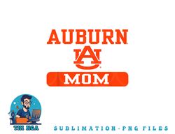 auburn tigers mom officially licensed png, digital download copy