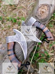 viking pizza cutting axe, viking camping axe, the original handmade forged pizza axe, best birthday gift for men, him