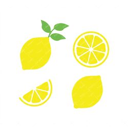 lemon svg, png, pdf, lemon fruit svg, lemon slice svg, lemon cipart, lemon cut file