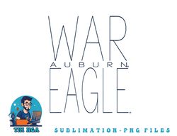 auburn tigers war eagle logo officially licensed png, digital download copy