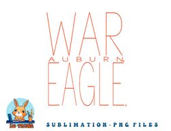 auburn tigers war eagle officially licensed png, digital download copy
