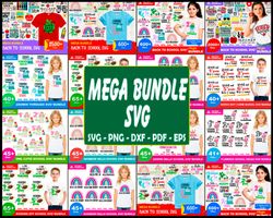 back to school mega bundle, rainbow svg, flamingo school svg,trending svg, dream catcher svg, lips bundle svg, hand draw