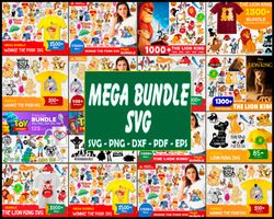 disney cartoon mega bundle, lion king svg, winnie poor svg, toy story svg, trending svg, lion king svg, winnie pooh svg,