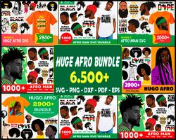 6500 afro mega bundle svg, black girl svg, afro man svg, afro woma svg, melanin svg, africa svg, black power svg, black