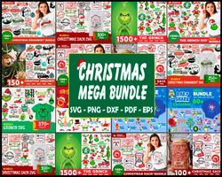 mega bundle christmas svg, shark christmas svg, christmas sack svg,christmas svg, grinch bundle svg, shark christmas svg