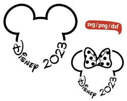 disney 2023 svg, disney mickey ears 2023 svg, disney mickey head svg,  mickey head 2023 svg