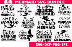 mermaid svg bundle