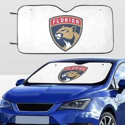 panthers car sunshade