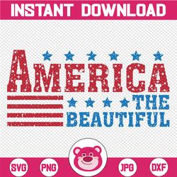 america the beautiful svg, retro america svg, 4th of july png, america flag png, patriotic png, sublimation design