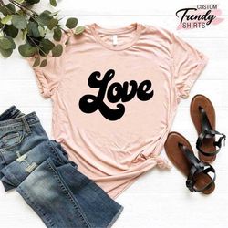 retro love shirt, cute love tee shirt, valentine day shirt, love graphic tees, vintage retro love design, valentine's da