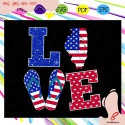 love illinois state flag, american svg, 4th of july