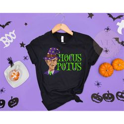 biden halloween shirt, hocus potus shirt, funny biden halloween shirt, democrat republican halloween gift, joe biden hal