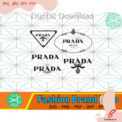 prada bundle svg, logo svg, prada svg, prada milano svg, luxury prada