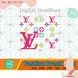 louis vuitton colorful wrap svg, logo svg, louis vuitton svg, lv svg, lv wrap svg