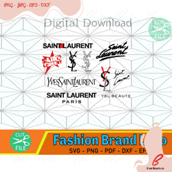 saint laurent bundle logo svg, saint laurent svg, ysl svg, saint laurent paris svg, y