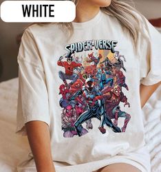 retro 90s spider-man across the spider-verse retro comics book cover vintage shirt, mcu fans gift spider man 2023 shirt