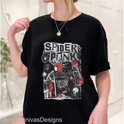 across the spider-verse shirt, spider-punk t-shirt, spider man across the spider verse, spider man shirt, marvel shirt