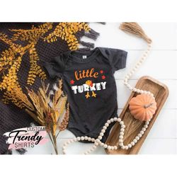 little turkey shirt, thanksgiving gift, thanksgiving outfit for kids, cute turkey shirt, turkey day clothing, baby girl