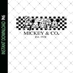 vintage mickey & company png, family vacation png, family trip png, vacay mode png, magic kingdom png, mickey png, mouse