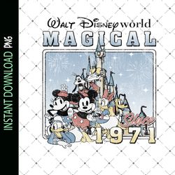 vintage mouse and friends png, family trip 2023 png, magical kingdom png, retro family vacation png, vacay mode png, sum