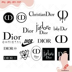 dior logos svg bundle, trending svg, dior svg, chr