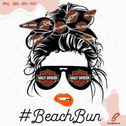 harley davidson beach bun girl svg, trending svg, m