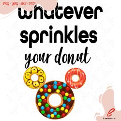 whatever sprinkle your donut mickey mouse svg, tren