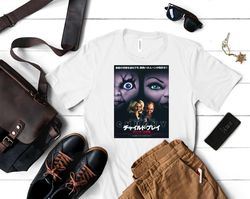 bride of chucky shirt, bride of chucky t shirt, bride of chucky makeup shirt