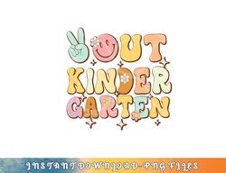 peace out kindergarten graduation kid boy girl class of 2023 png, digital download copy