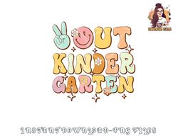 peace out kindergarten graduation kid boy girl class of 2023 png, digital download copy