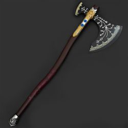 god of war axe custom handmae axe hunting axe stainless steel handforged axe outdoor camping axe gift axe mk5187m