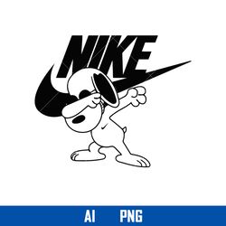 snoppy nike png, nike png, snoopy png, fashion brand png, ai digital file