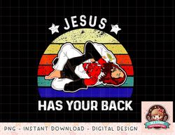 brazilian jiu jitsu shirt jesus shirt jesus has your back png, instant download, digital print